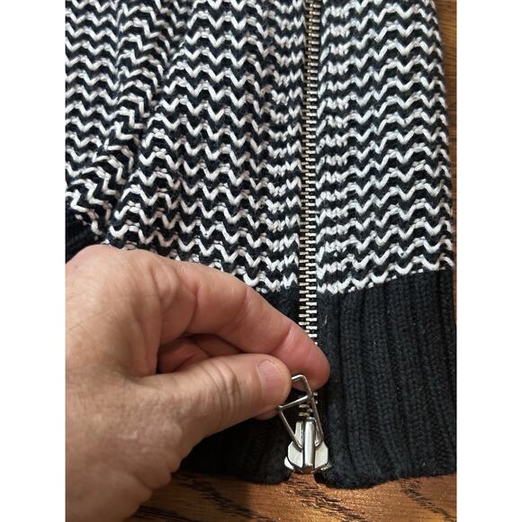 GAP Maternity Chunky Knit Long Sweater Dress. Striped Chevron Stripe Women's XS - Picture 10 of 12